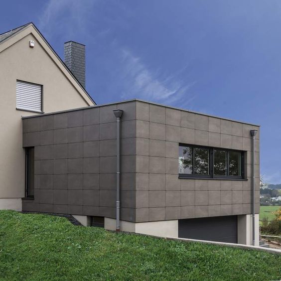 نمای مدرن سرامیک به روش خشک