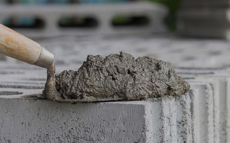 ملات و سیمان خیس