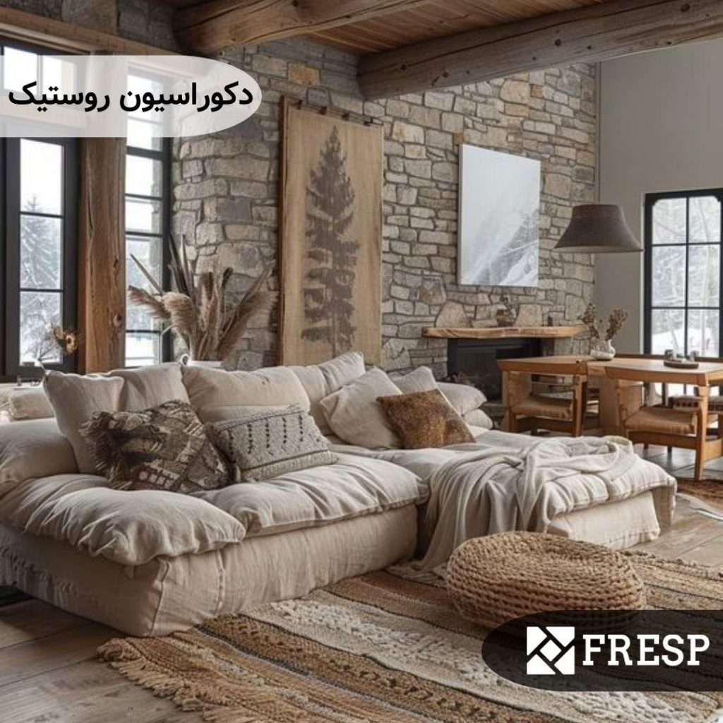 دکوراسیون سبک روستیک