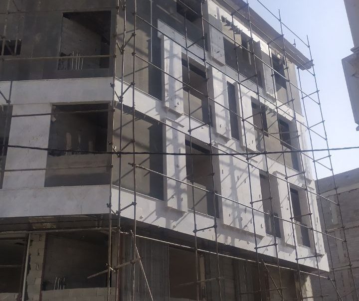 ساختمان آرش در مرحله اجرایی