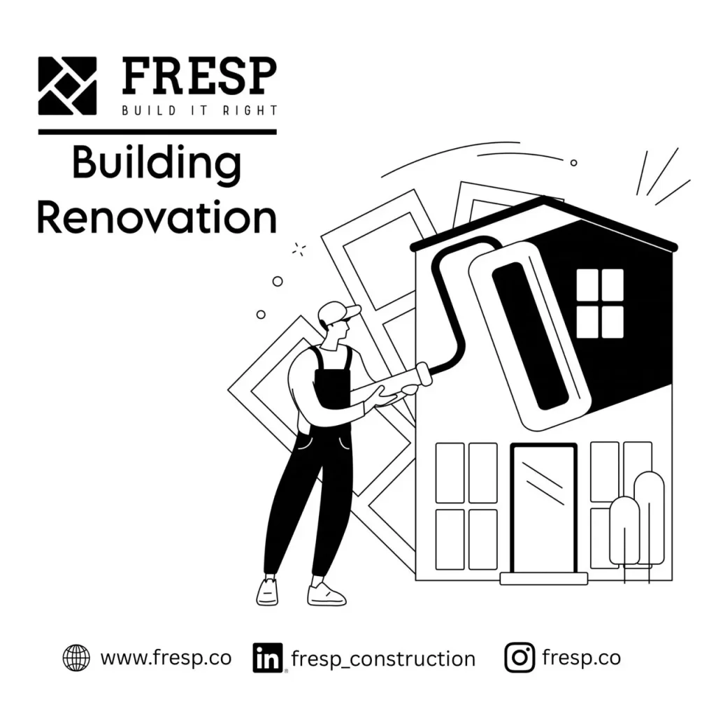 Fresp Construction with years of experience in building renovation and facade solutions.