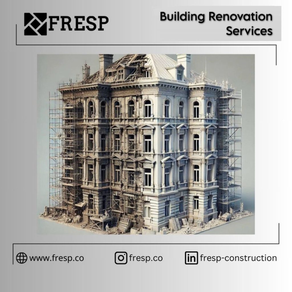 Building renovation service and Fresp Construction's information