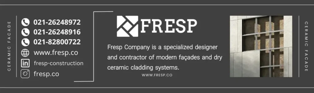 Fresp Company is a specialized designer and contractor of modern facades and dry ceramic cladding systems