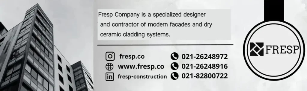 Fresp Company is a specialized designer and contractor of modern facades and dry ceramic cladding systems